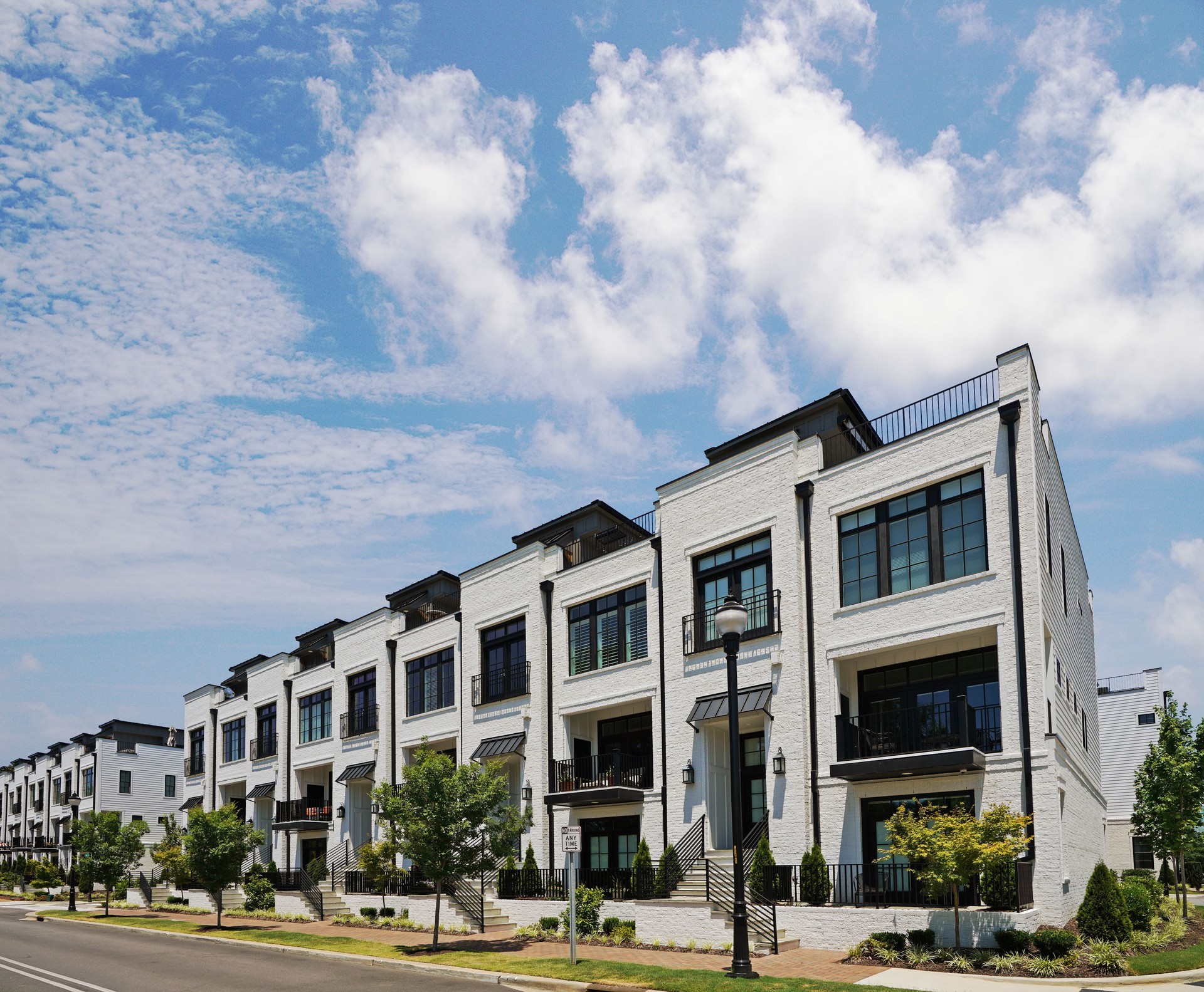 New luxury townhomes in downtown Cary, North Carolina